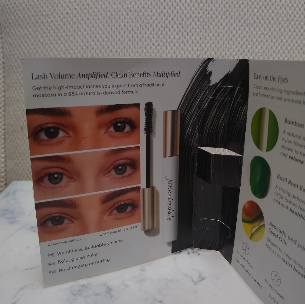 Jane Iredale Beyond Lash Volumizing Mascara Black Ink 2.7g/0.09oz Mini Travel
